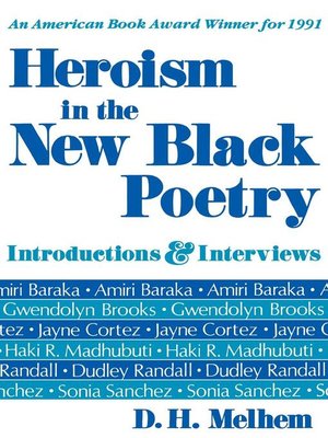 cover image of Heroism in the New Black Poetry